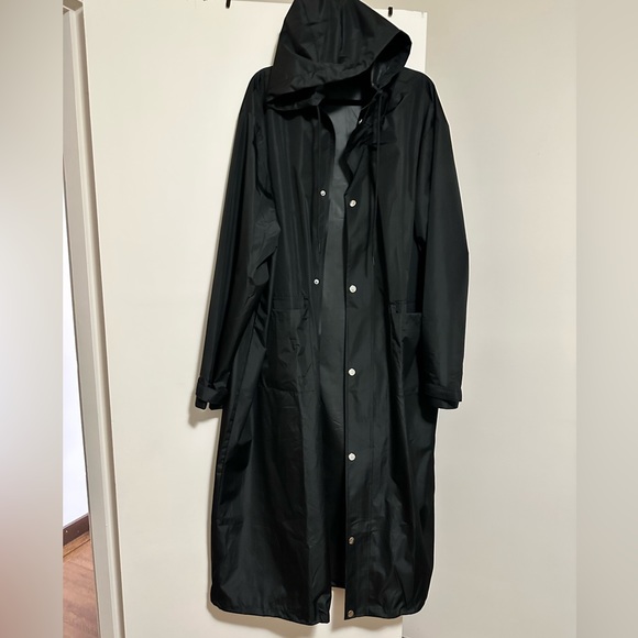 Raincoat black plus size XXL - XXXL unisex - Picture 7 of 15
